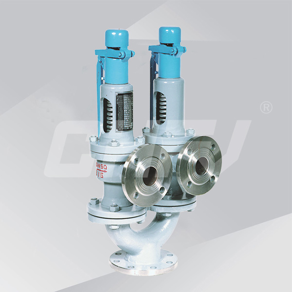 Double spring-loaded safety valve