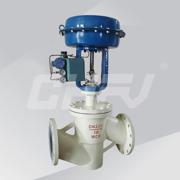 Lined fluorine bellows control valve