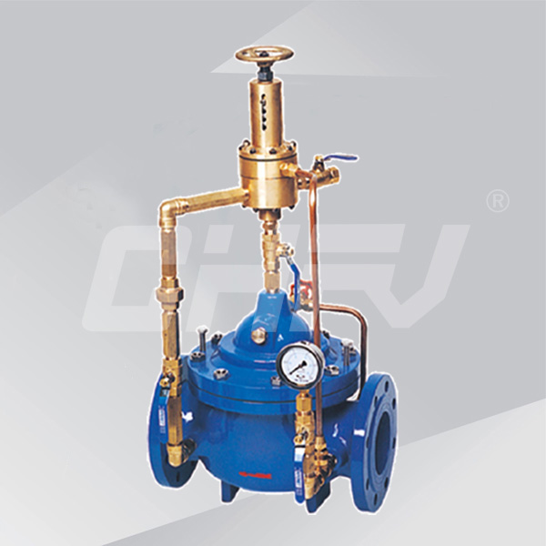 Pressure relief, holding pressure valve 