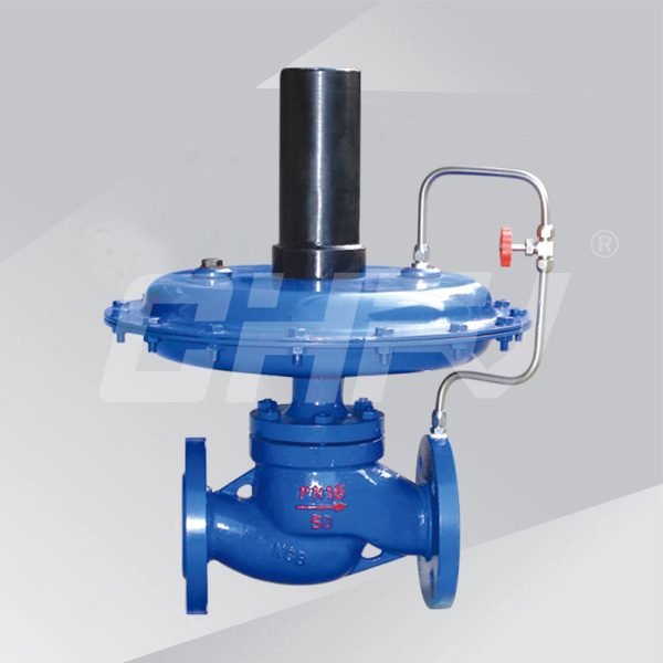 Self-operated micro-pressure control valve